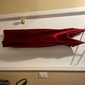 Size 1x cowl neck satin dress forever 21